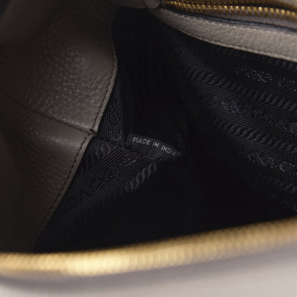 Prada Vitello Phenix Shoulder Bag Argilla 7 of 12