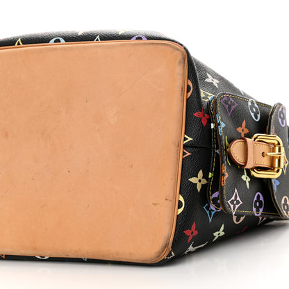 Louis Vuitton Monogram Multicolor Petit Noe Black 9 of 17