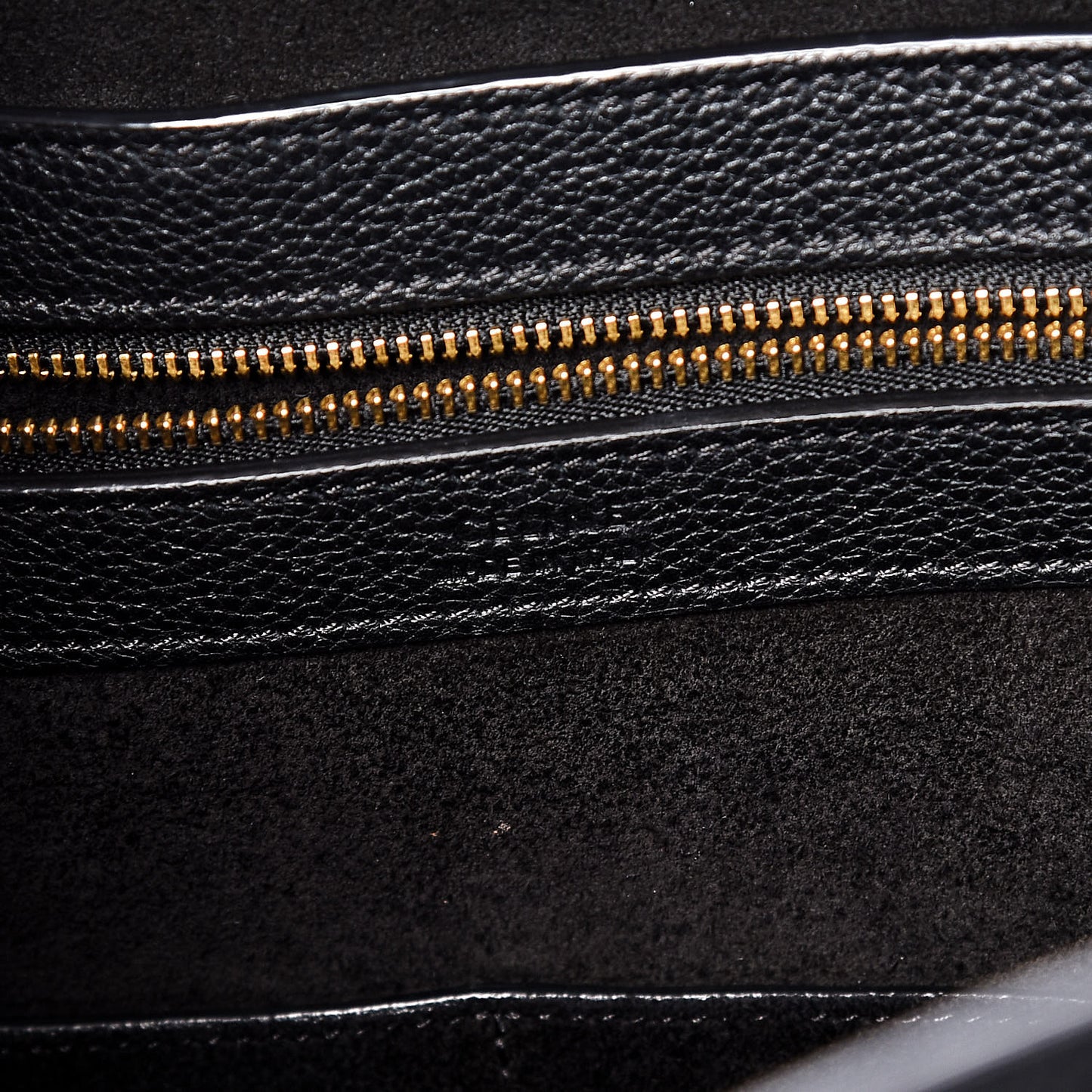 Soft Grained Calfskin Small Belt Cabas Phantom Black