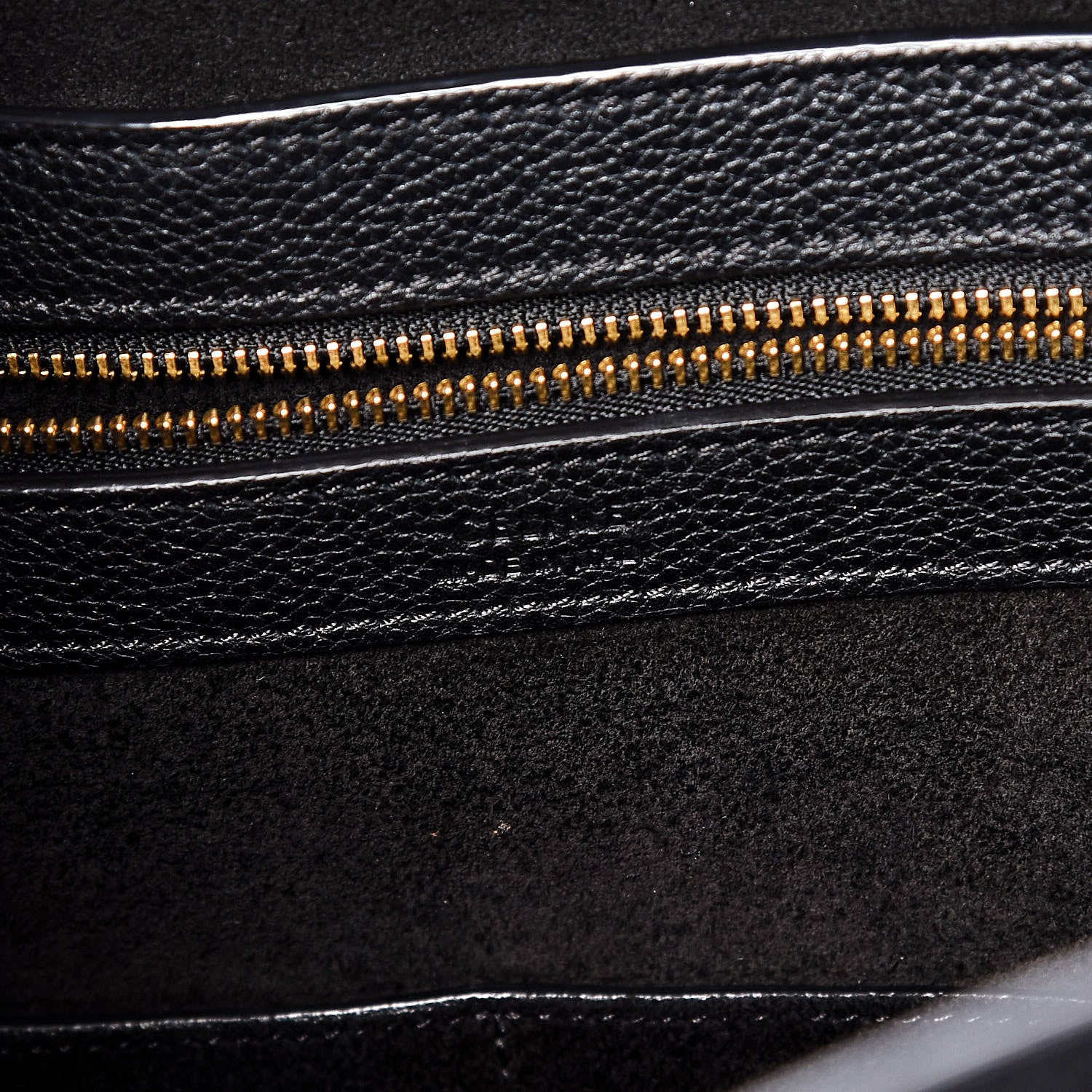 Celine Soft Grained Calfskin Small Belt Cabas Phantom Black 6 of 17