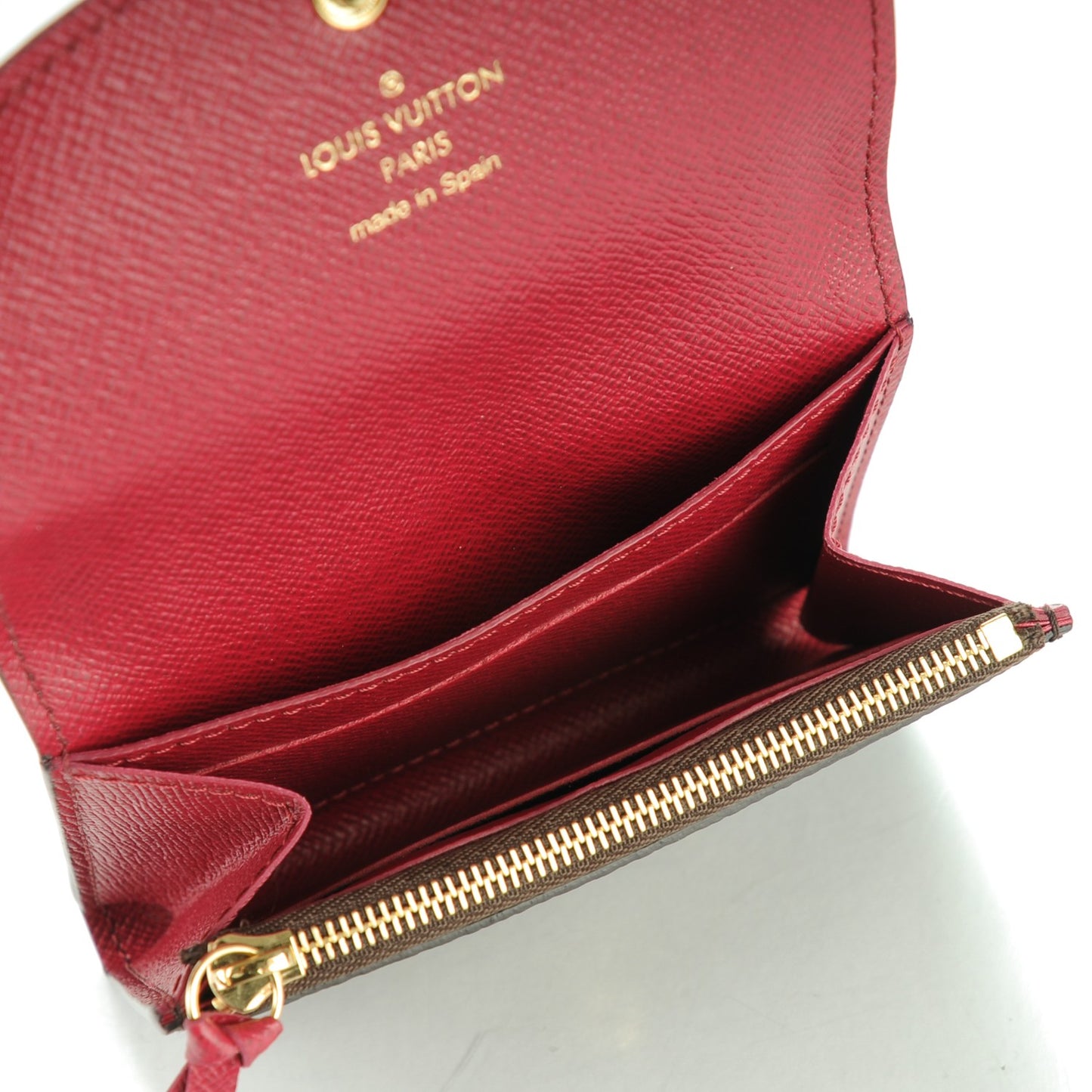 Monogram Rosalie Coin Purse Fuchsia