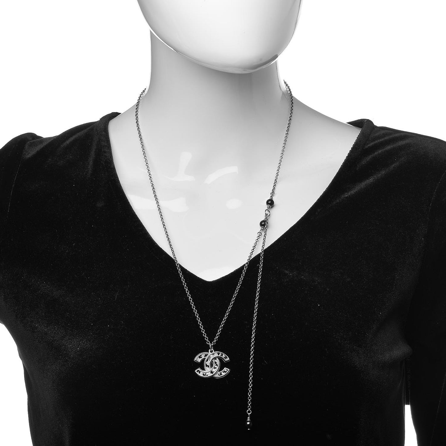 Ruthenium CC Necklace Silver