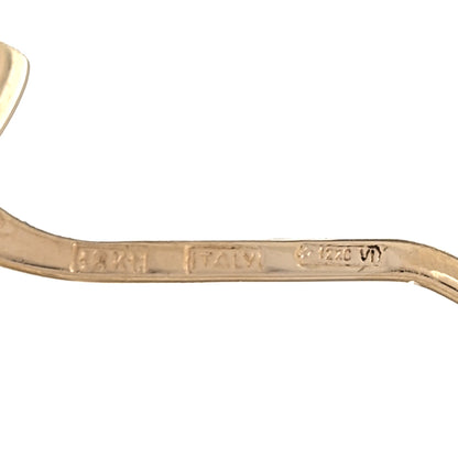 Roberto Coin 18K Yellow Gold Everyday Huggie Hoop Earrings 4 of 4