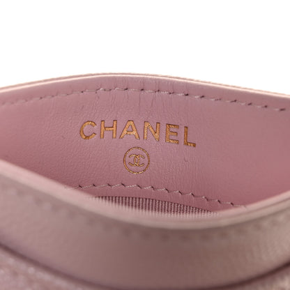 Chanel Caviar Quilted Card Holder Light Pink 6 of 11