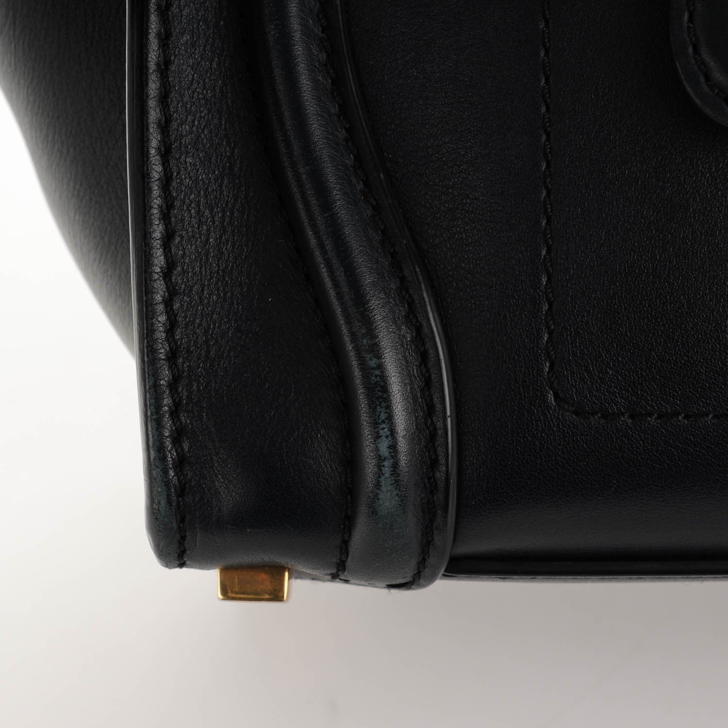 Celine Smooth Calfskin Micro Luggage Navy Blue 5 of 9