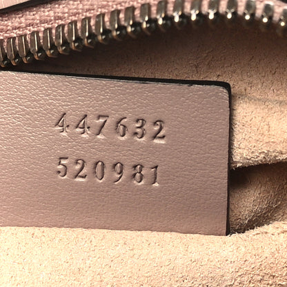 Gucci Calfskin Matelasse Small GG Marmont Chain Shoulder Bag Porcelain Rose 7 of 11