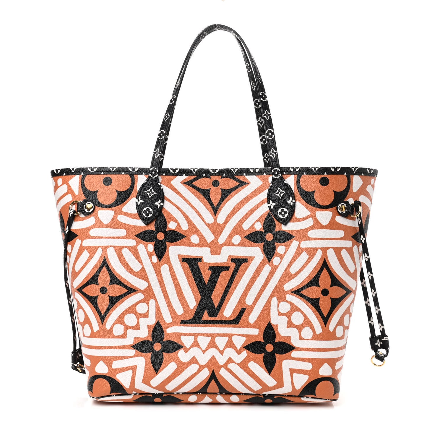 Monogram Giant Crafty Neverfull MM Creme Caramel