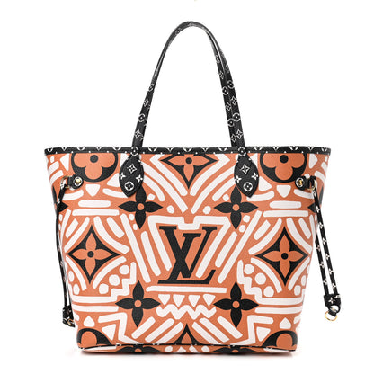 Louis Vuitton Monogram Giant Crafty Neverfull MM Creme Caramel 1 of 9