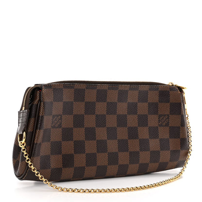 Louis Vuitton Damier Ebene Eva Clutch 3 of 9