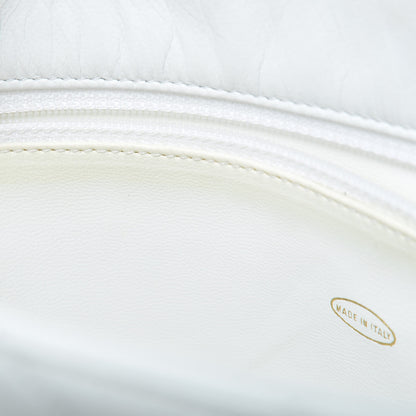 Chanel Lambskin Quilted Shoulder Bag White 12 of 27