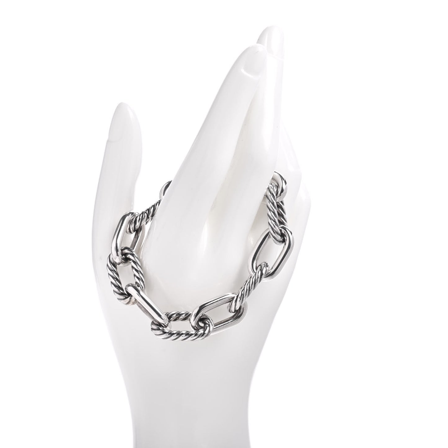 Sterling Silver 13.5mm Madison Chain Bracelet