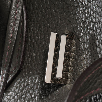 Hermes Taurillon Clemence Birkin 35 Vert de Gris 14 of 17