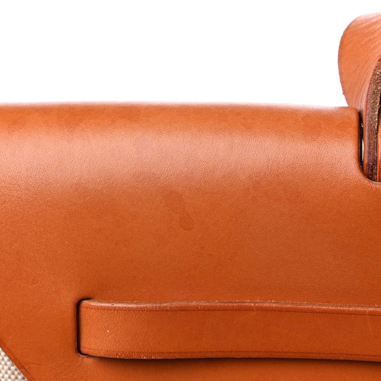 Hermes Toile Vache Calfskin Herbag 2 in 1 36 MM Natural 20 of 24