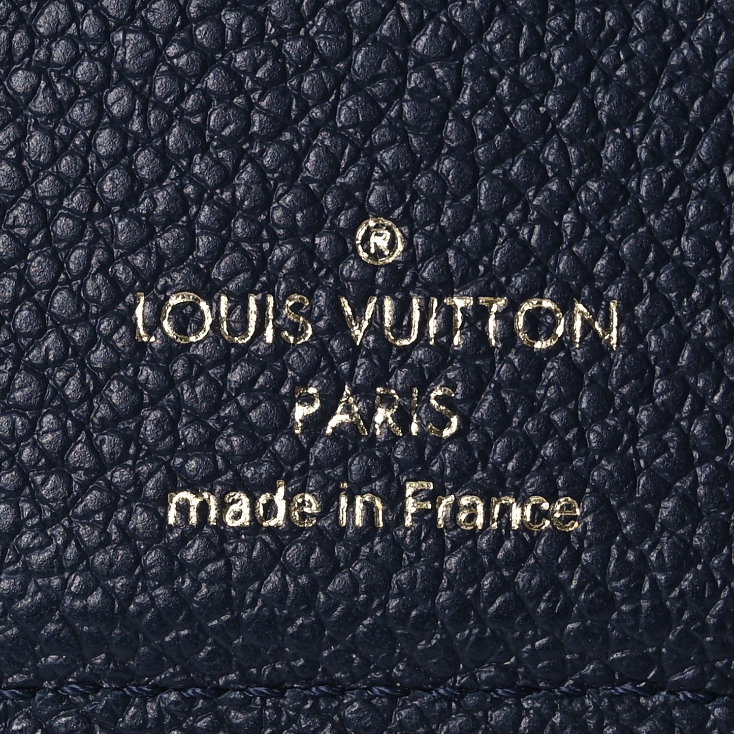 Empreinte Victorine Wallet Marine Rouge