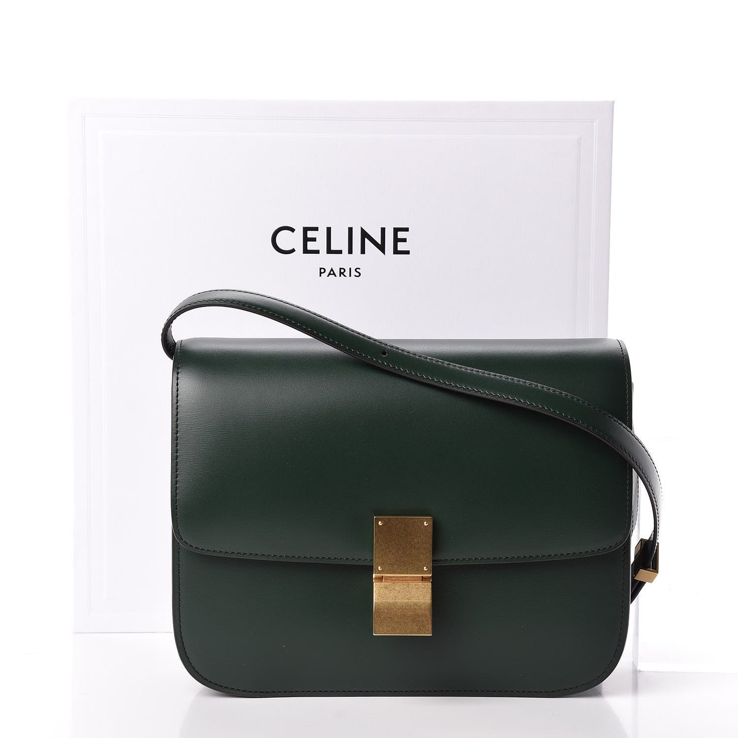 Box Calfskin Classic Box Medium Flap Bag Amazone