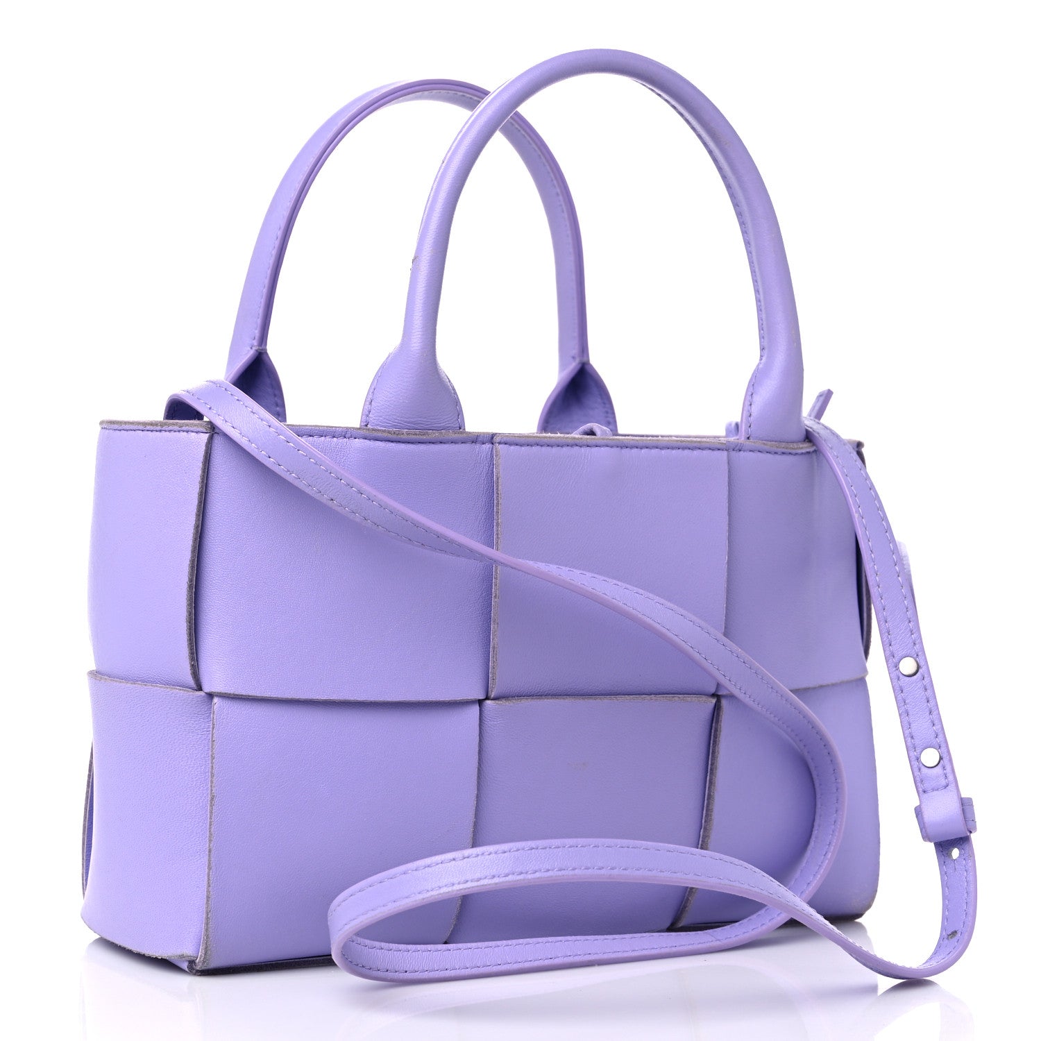 Bottega Veneta Nappa Maxi Intreccio Mini Arco Tote Wisteria 4 of 16