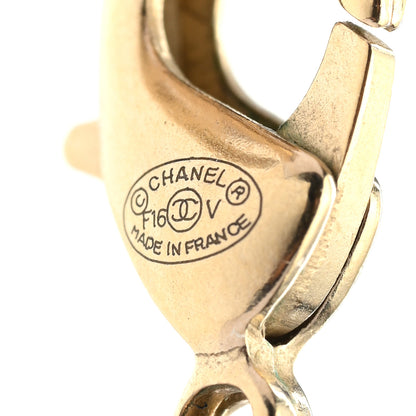 Chanel Baguette Crystal CC Necklace Gold 5 of 6