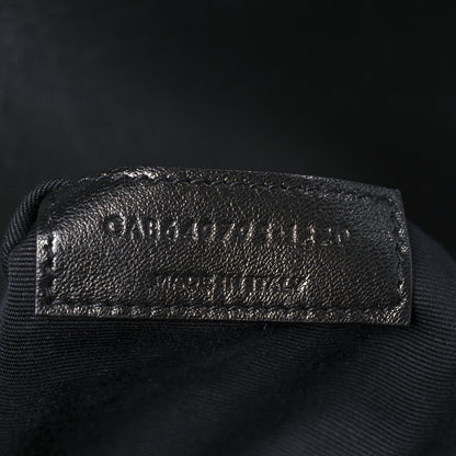 Saint Laurent Smooth Calfskin Le Maillon Satchel Black 8 of 11