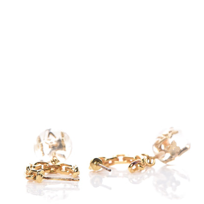 Louis Vuitton Resin Bubbles Inclusion Earrings Transparent 3 of 3