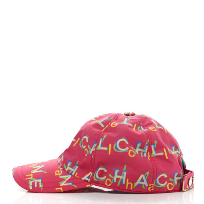 Chanel Nylon Logo Cap Hat Fuchsia 5 of 11