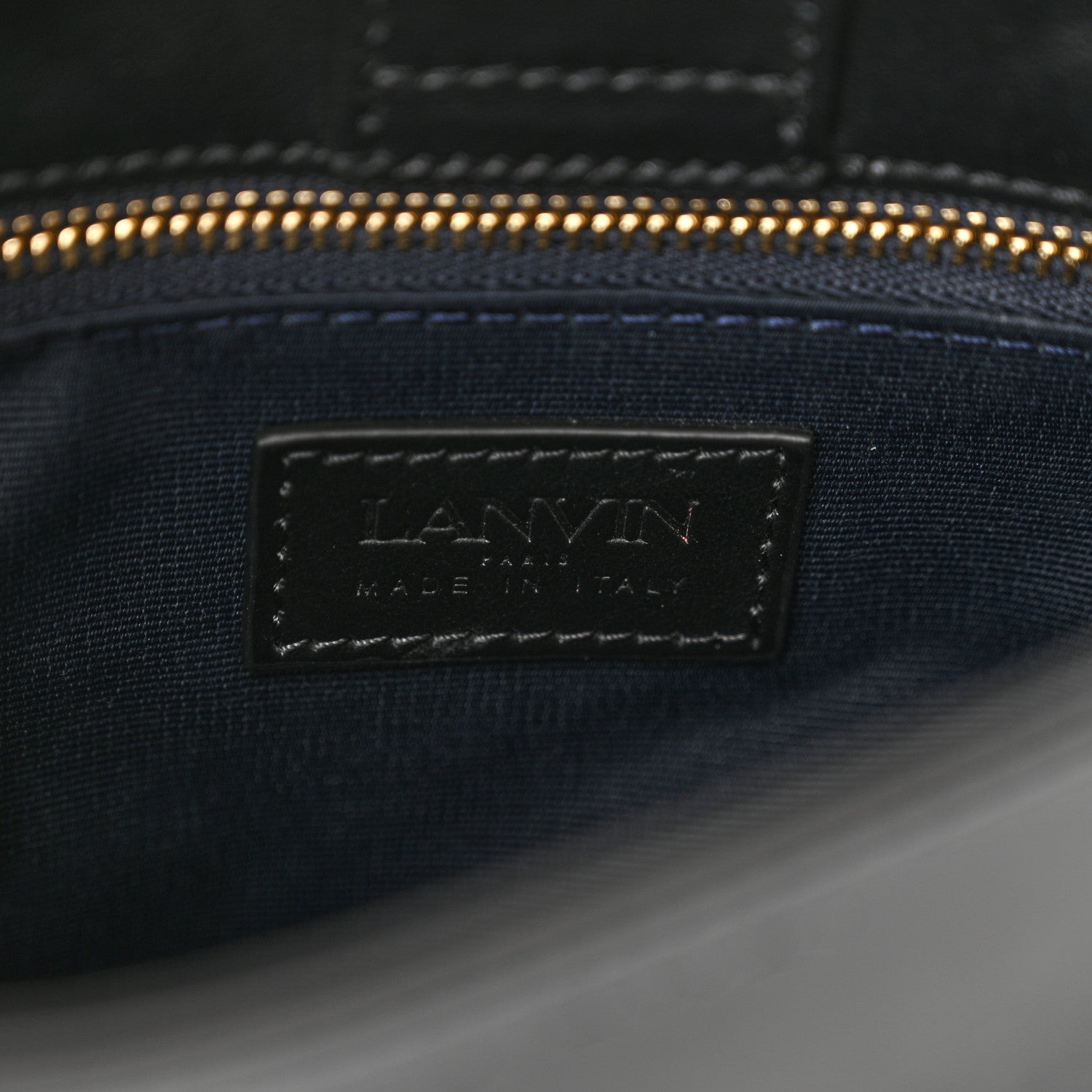 Lanvin Lambskin Cat Hobo Black 6 of 10