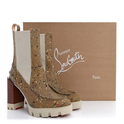 Christian Louboutin Gomme Terrazzo Glory 100 Booty 38 Multicolor Whiskey 13 of 13