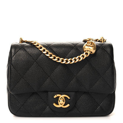 Chanel Caviar Quilted Mini Sweetheart Flap Black 1 of 11