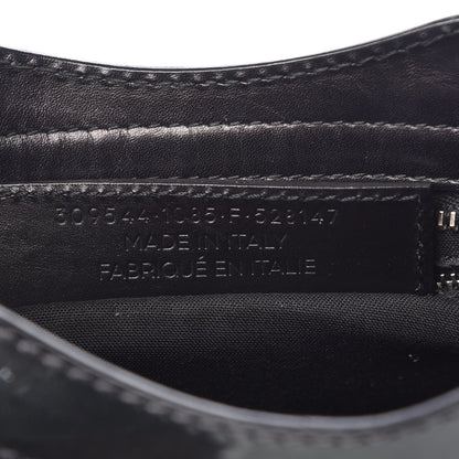 Balenciaga Smooth Calfskin Metallic Patent Giant 12 Silver Hardware Mini City Black Gris 7 of 13