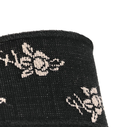 Fendi Canvas Ribbon Rose Vitello Adjustable Strap You Black Pink 6 of 7
