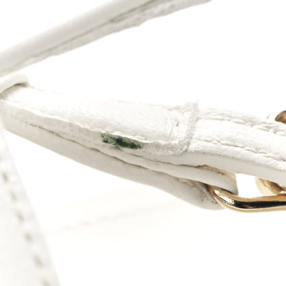 Chanel Lambskin Metal Heart Thong Sandals 40.5 White 8 of 9