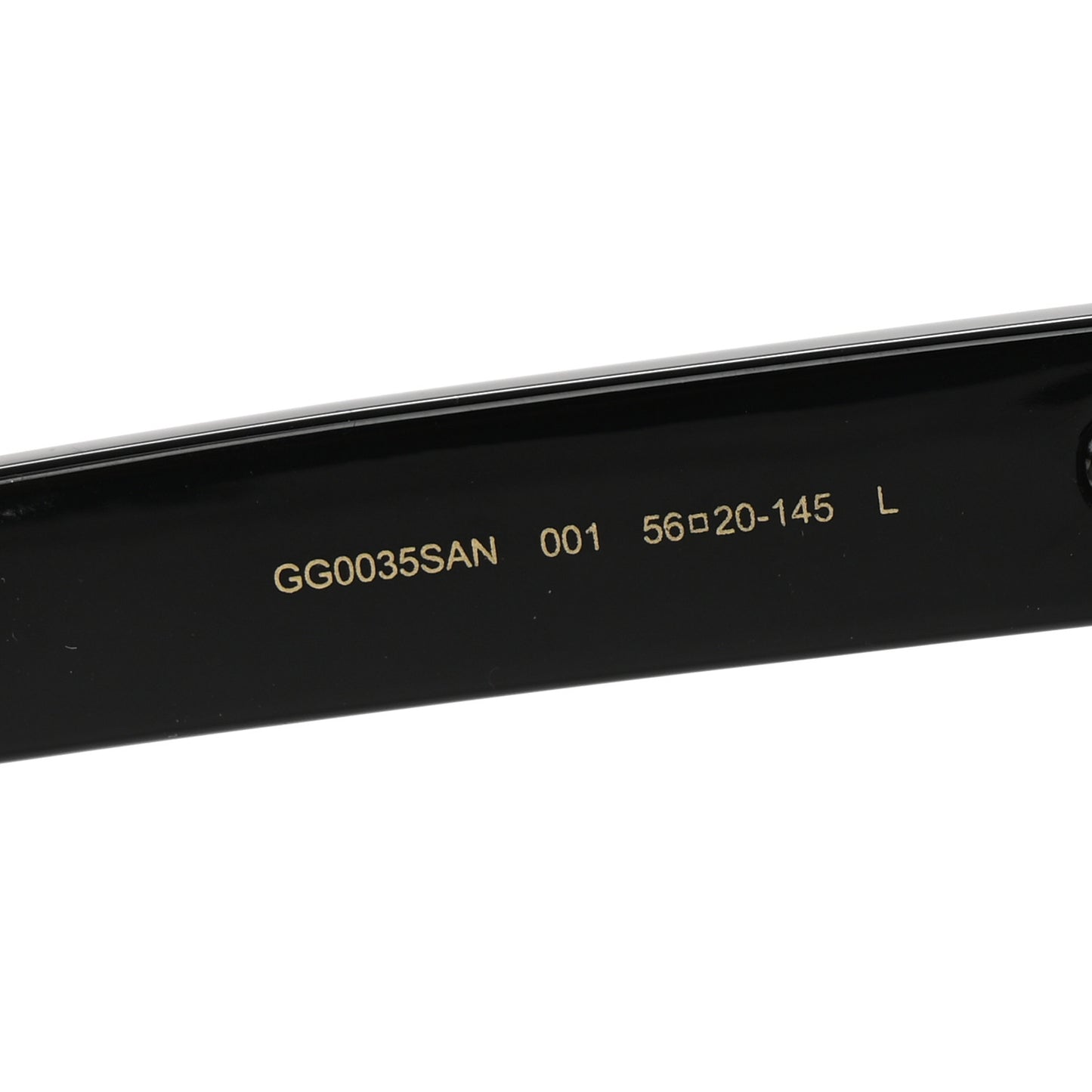 Acetate Round Sunglasses GG0035S Black