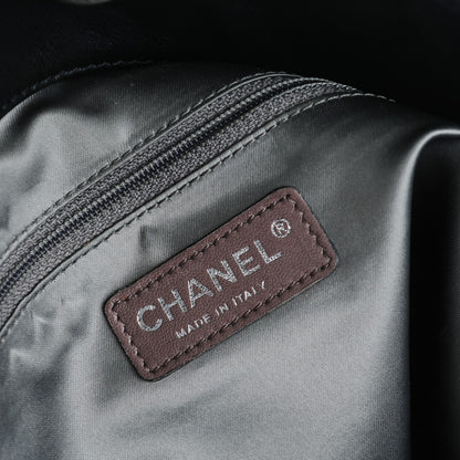 Chanel Calfskin Modern Chain Rhodoid Hobo Black 6 of 7