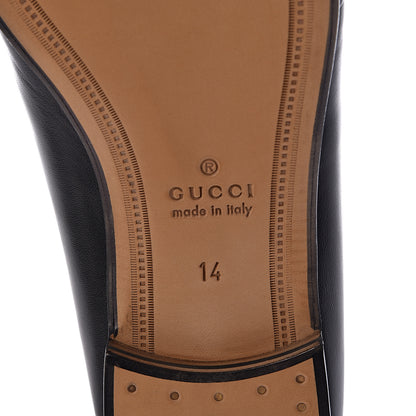 Gucci Lambskin Wolf Embroidered Mens Brixton Horsebit Loafers 14 Black 6 of 8