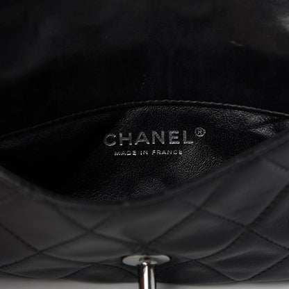 Chanel Lambskin Quilted Mineral Nights Flap Wristlet Black 8 of 9