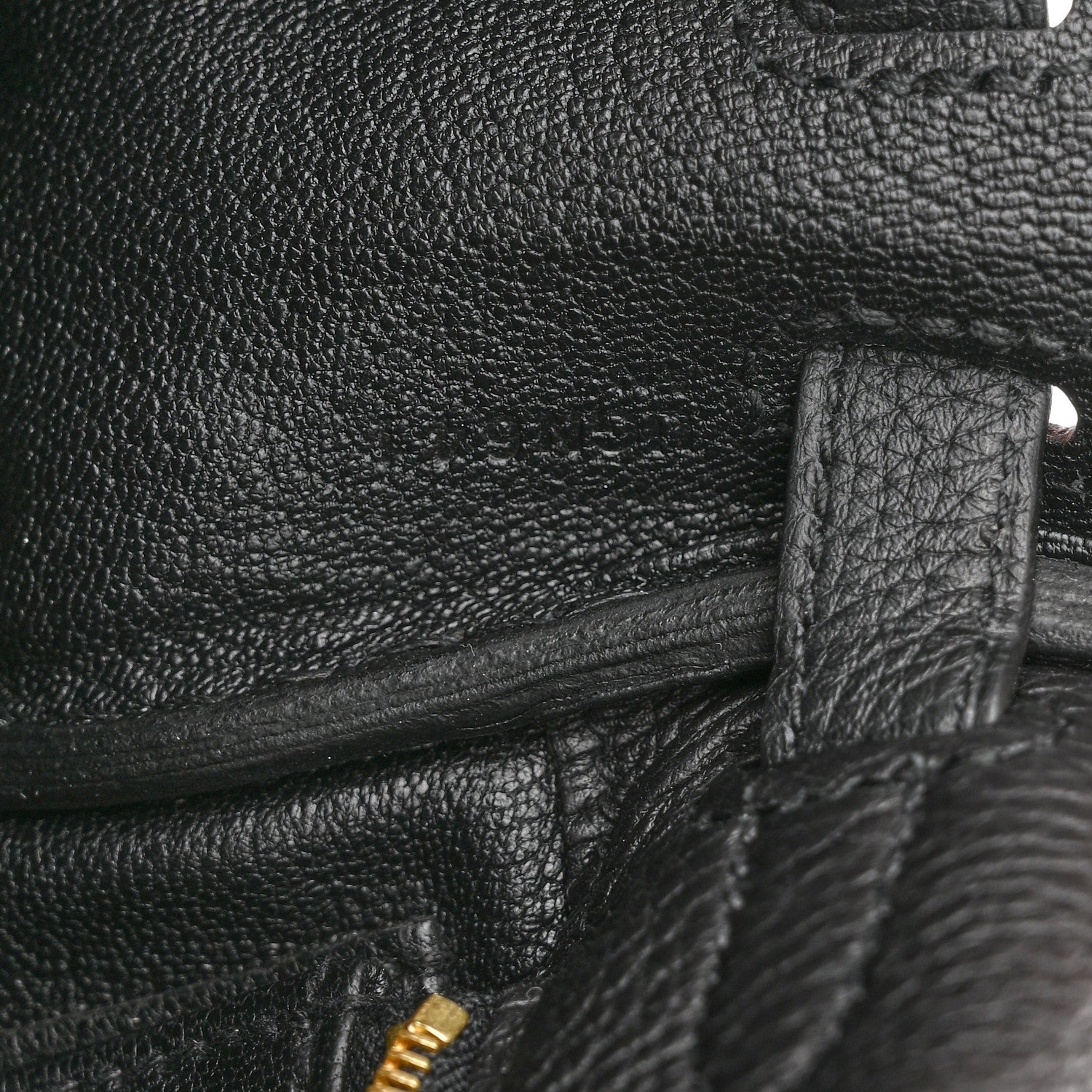 Hermes Togo Kelly Retourne 25 Black 7 of 10