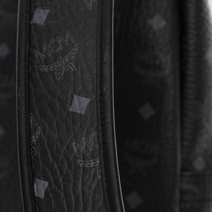 MCM Visetos Geo Graffiti Large Stark Backpack Black 10 of 10