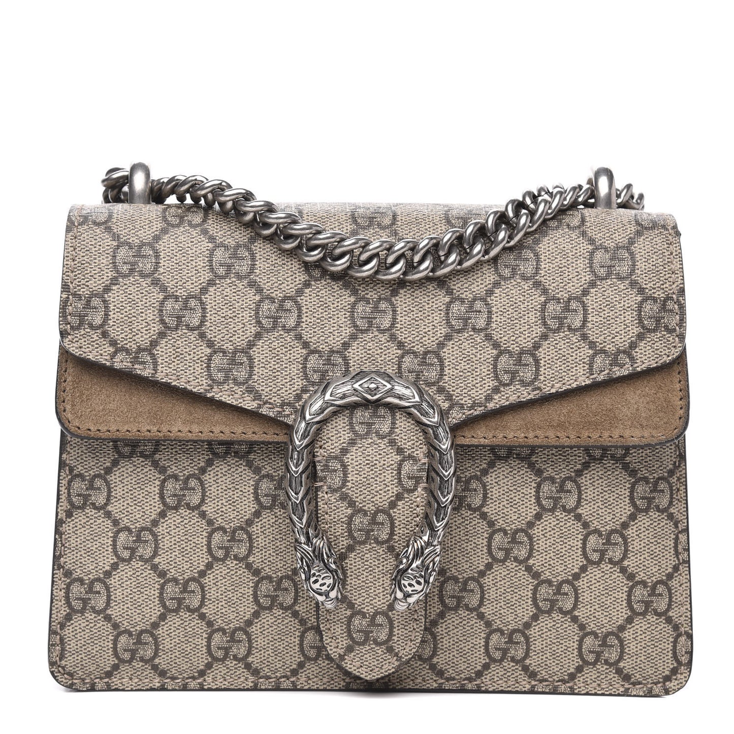 GG Supreme Monogram Mini Dionysus Shoulder Bag Taupe