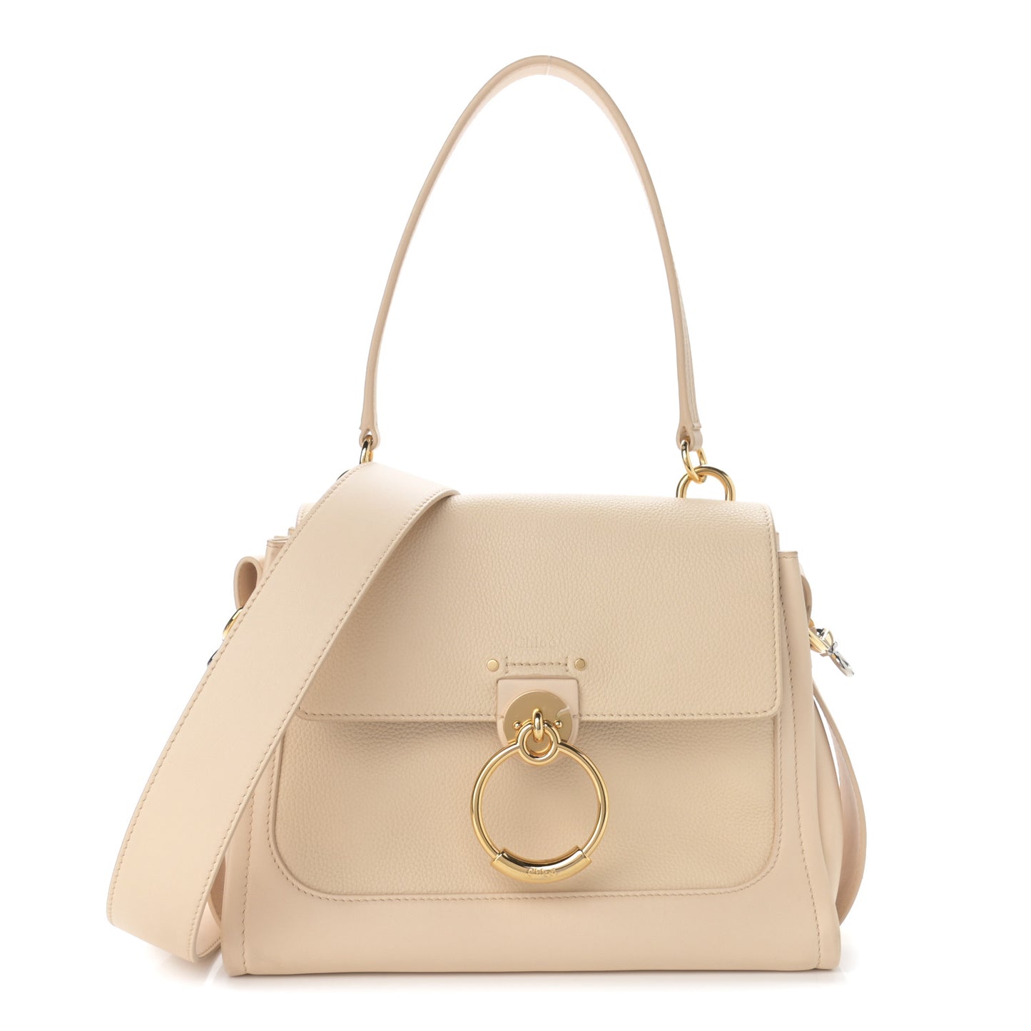 Calfskin Mini Tess Day Bag Sweet Beige