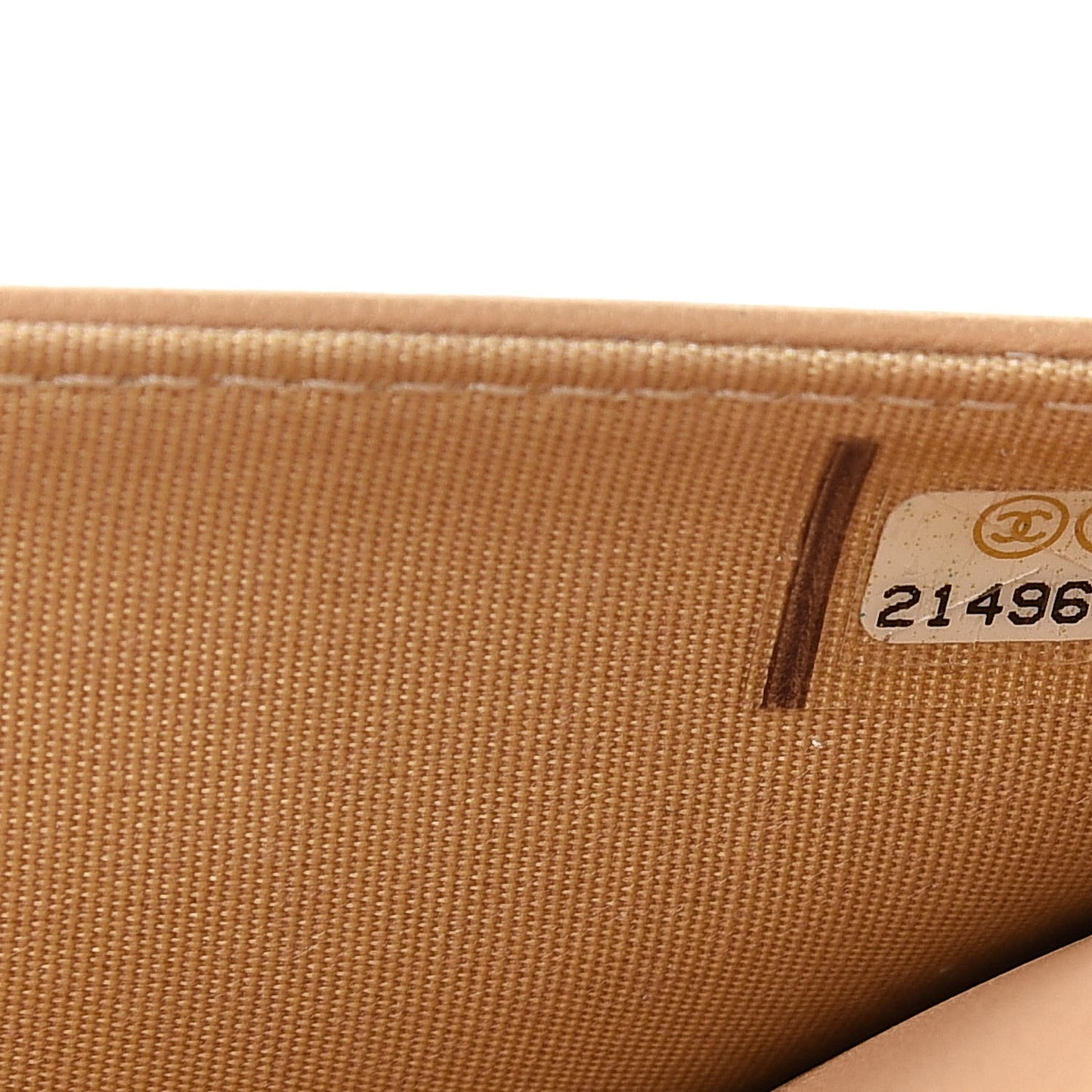 Metallic Galuchat Stingray Lambskin Boy Wallet On Chain WOC Gold