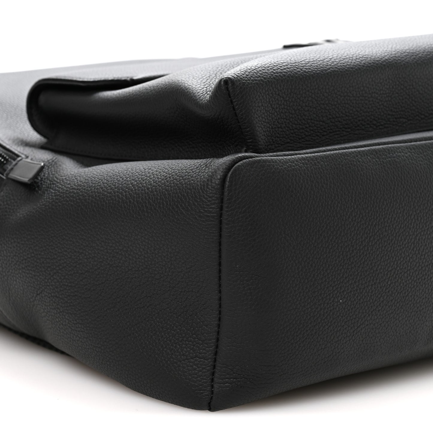 Grained Calfskin Aerogram Takeoff Backpack Black