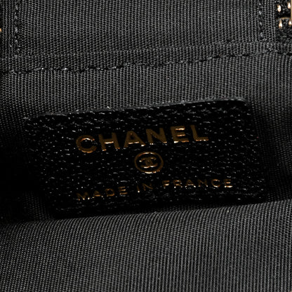 Chanel Caviar Quilted Mini Top Handle Vanity With Chain Black 6 of 10