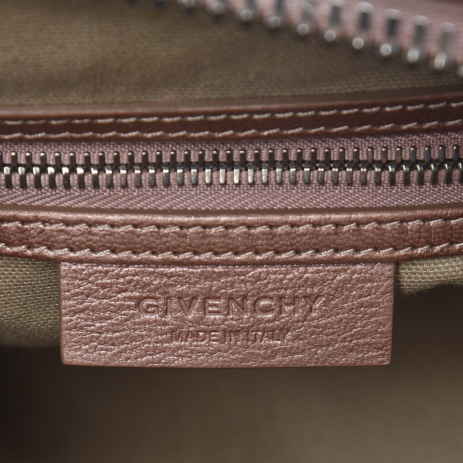 Givenchy Metallic Sugar Goatskin Mini Antigona Light Pink 7 of 9