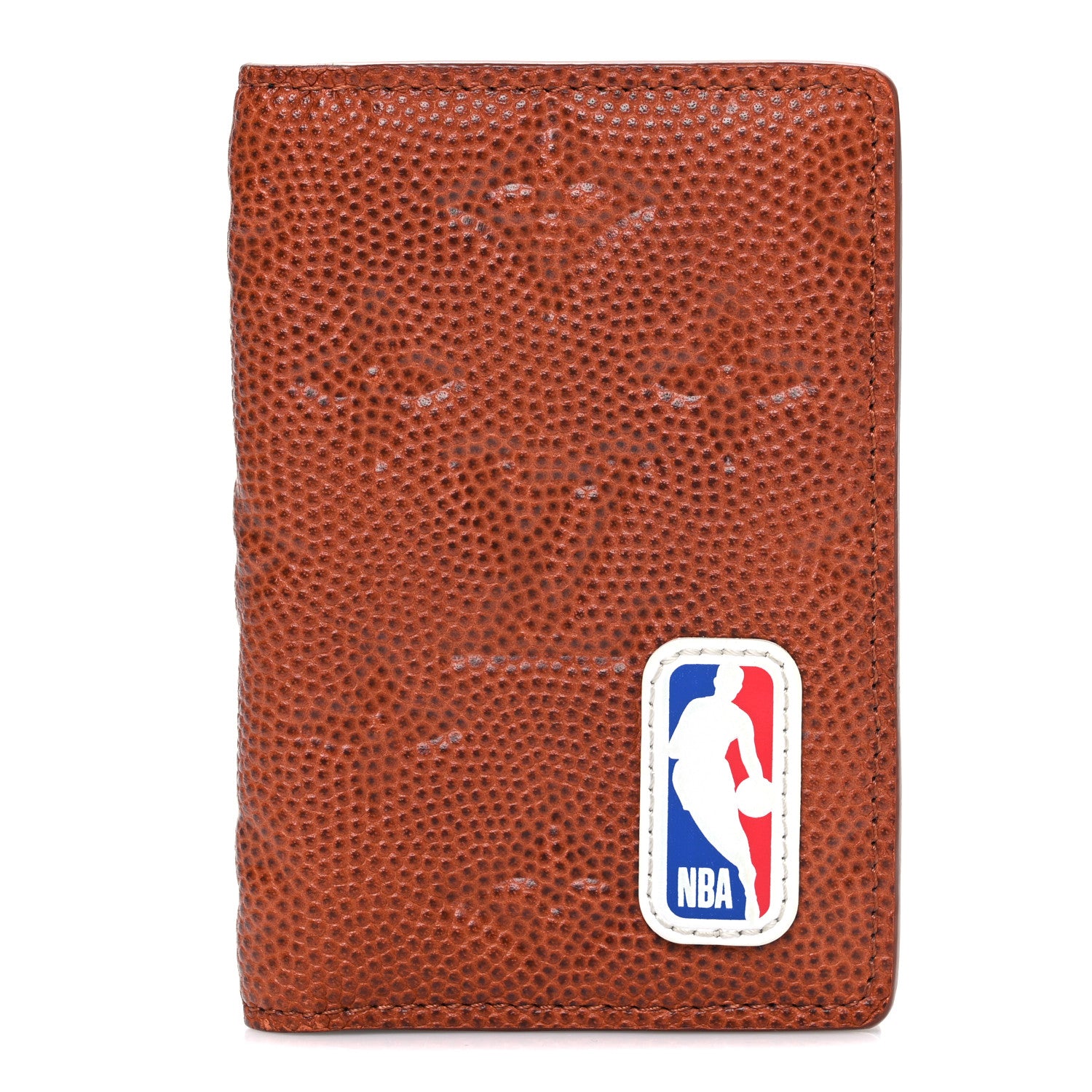Louis Vuitton X NBA Grained Calfskin Monogram Pocket Organizer Brick Orange 1 of 6
