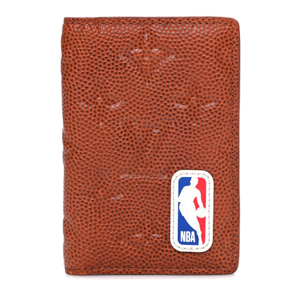 Louis Vuitton X NBA Grained Calfskin Monogram Pocket Organizer Brick Orange 1 of 6