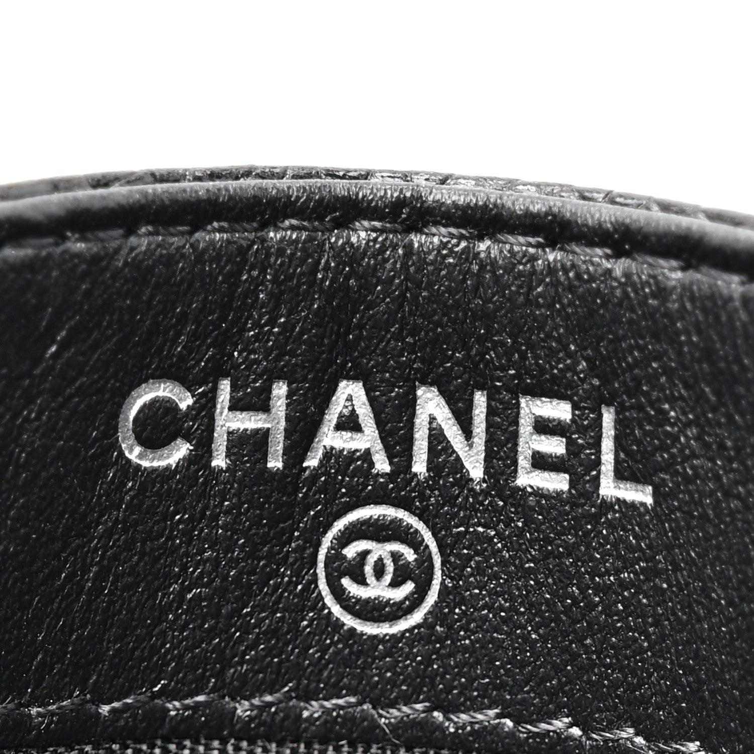 Chanel Caviar Quilted Incognito Card Holder Black Black 6 of 8