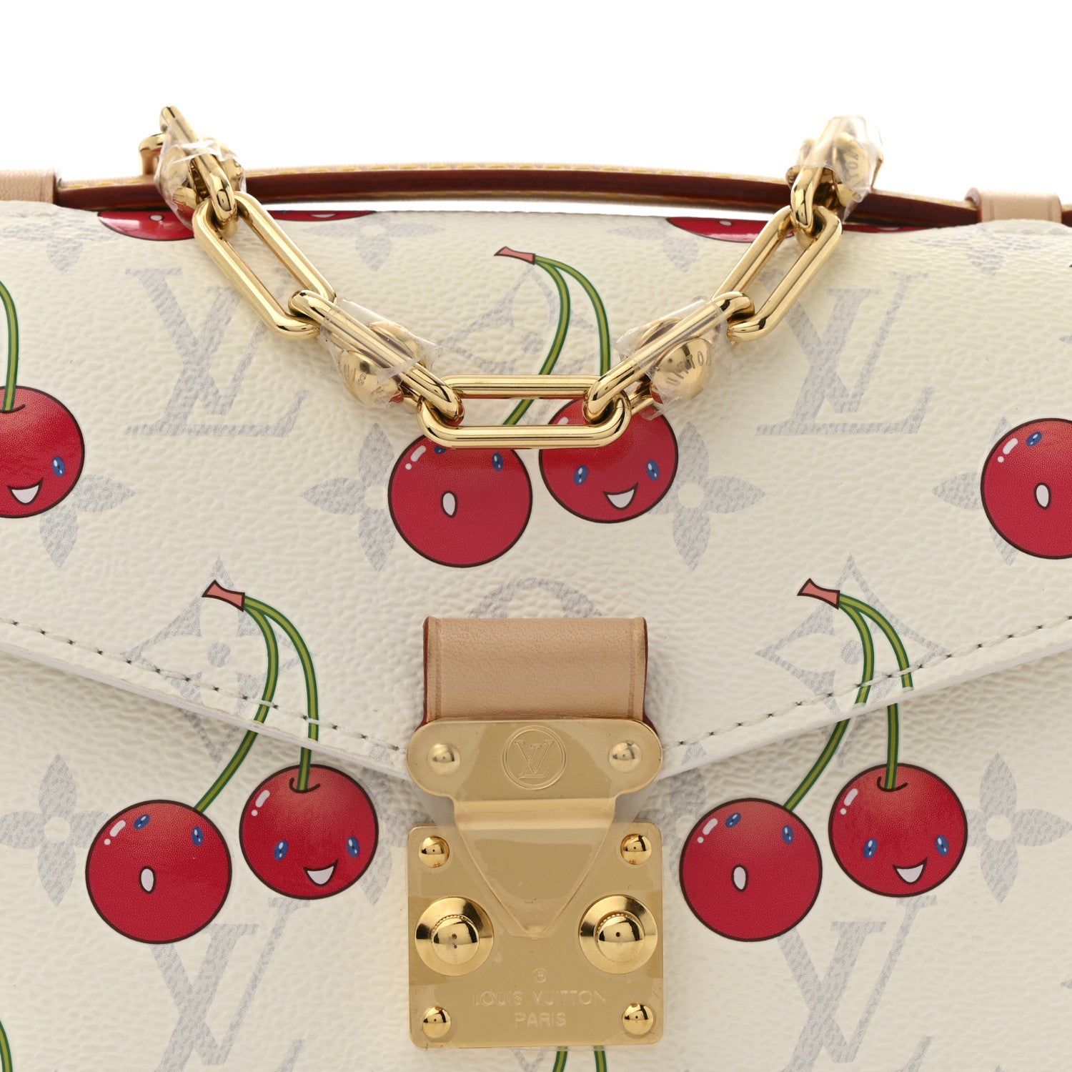 Louis Vuitton LV X TM Monogram Cerises Pochette Metis East West White 8 of 12