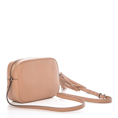 Gucci Pebbled Calfskin Small Soho Disco Bag Camelia 3 of 9