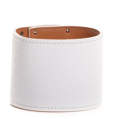 Hermes Epsom Extreme Kelly Bracelet Small White 3 of 6