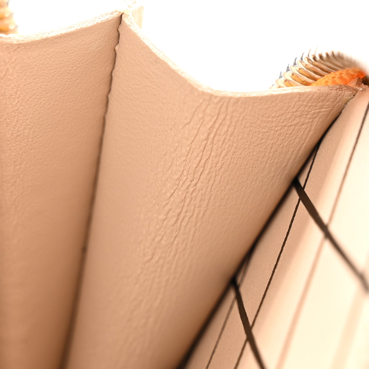 Transformed Monogram Time Trunks Micro Boite Chapeau Coin Purse Beige