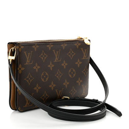 Louis Vuitton Reverse Monogram Giant Double Zip Pochette 3 of 11